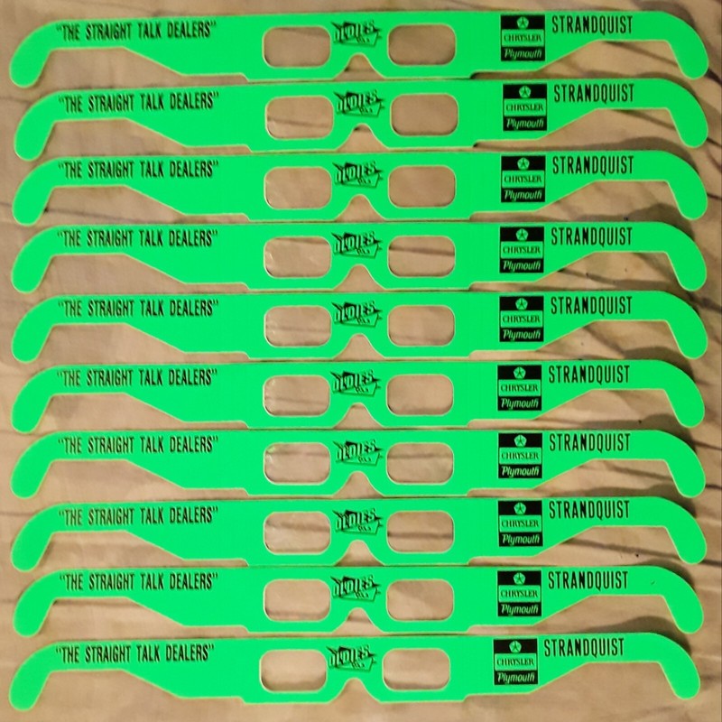 10 Prism Glasses,$1.32 Shipping,change lite to rainbows,camera filter,neon green