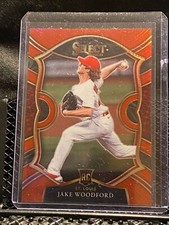 Jake Woodford RC 2021 Select Concourse Level Red Prizm #114/199 #89  Cardinals