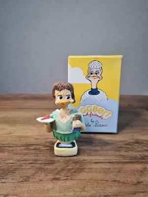 Eggbert Collectables Peckish EG61 Lady Waage Essen 1992