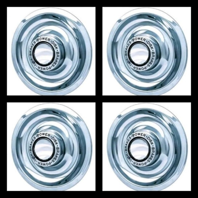 CHEVY CHEVROLET Wheel Cover HubCap RALLY WHEEL POLICE CENTER CAPS SET