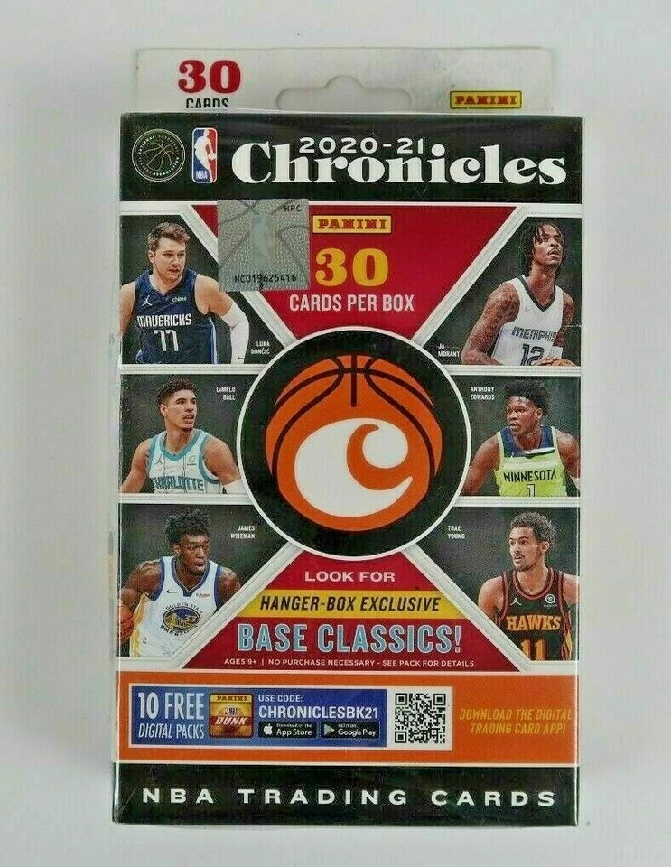 2020-21 Panini Chronicles NBA Basketball Hanger Box **Factory Sealed 