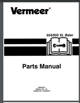Vermeer XL Series 554XL 555XL 604XL 605XL Baler parts Manual 126