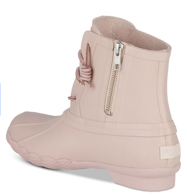 sperry women's saltwater flood duck booties