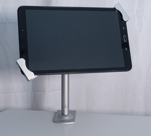 Table Mount with Lock Fixing Metal Grey for Tablet From 7 " To 10,5 "