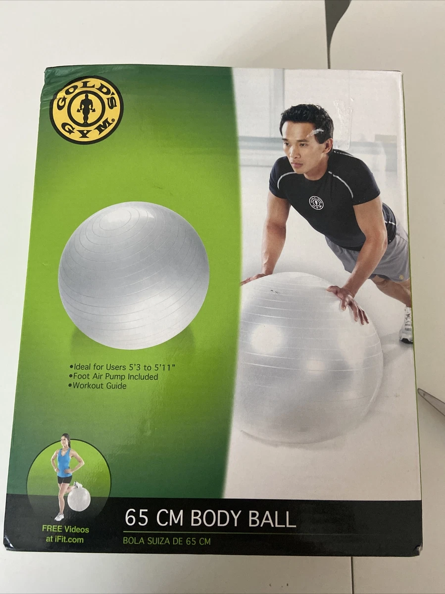 Gold's gym exercise ball inflation new arrivals