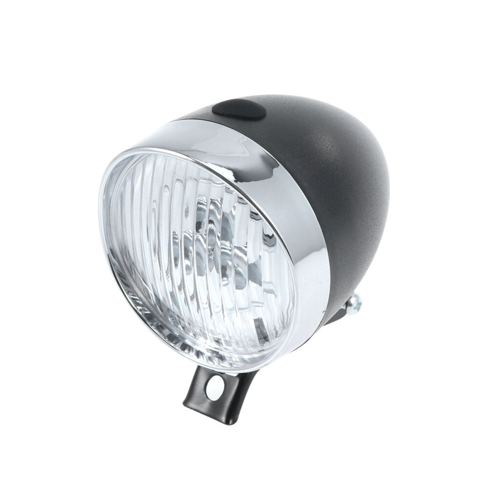 1 Set of Retro Vintage 3 LEDs Front Light Headlight Mountain Bike