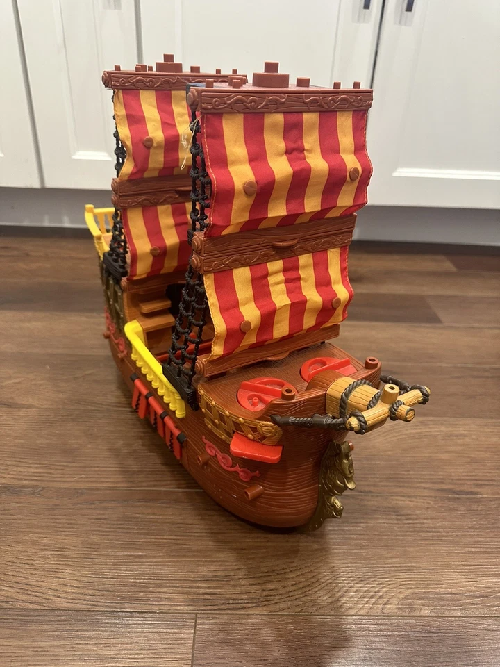 Barco pirata de juguete Fisher Price (2006). Imaginext L1284 Mattel Adventures. Retirado. Foto 4 de 4