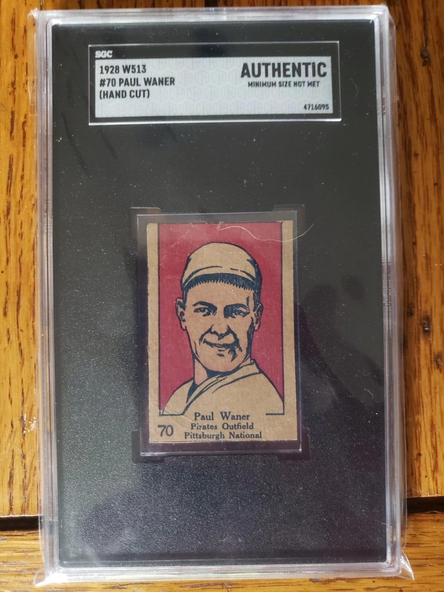 1928 W513 Strip Cards - Paul Waner #70 for sale | eBay