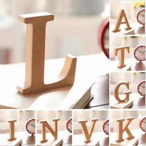 Freestanding Large 26 Wooden Wood Alphabet Letters/Wall Hanging Nursery Decor 