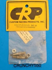 Team CRP 1553 Front Stub Axles For RC10 Utilizing Associated Bearings Vintage RC