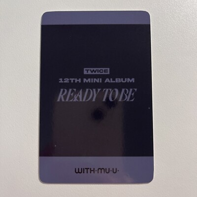TWICE〜ナヨン ラキドロ withmuu READY TO BE Official TWICE Nayeon Ready to Be WITHMUU Polaroid Lucky Draw