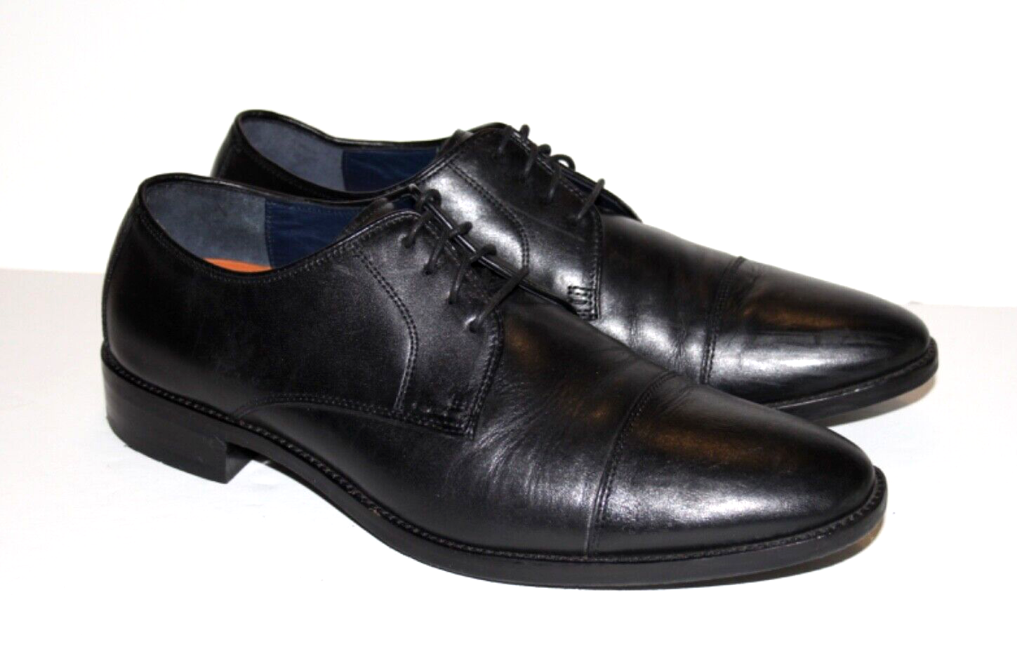 SAOLA Scarpe eleganti da uomo Cole Haan Grand.OS Cap Toe C11630 in pelle nera 10 M