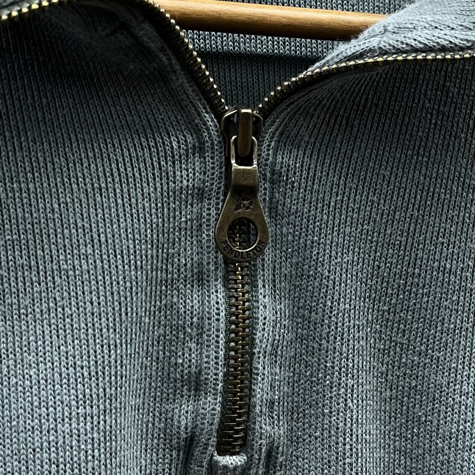 Pendleton 1/4 Zip Pullover Sweater Sweatshirt Che… - image 8