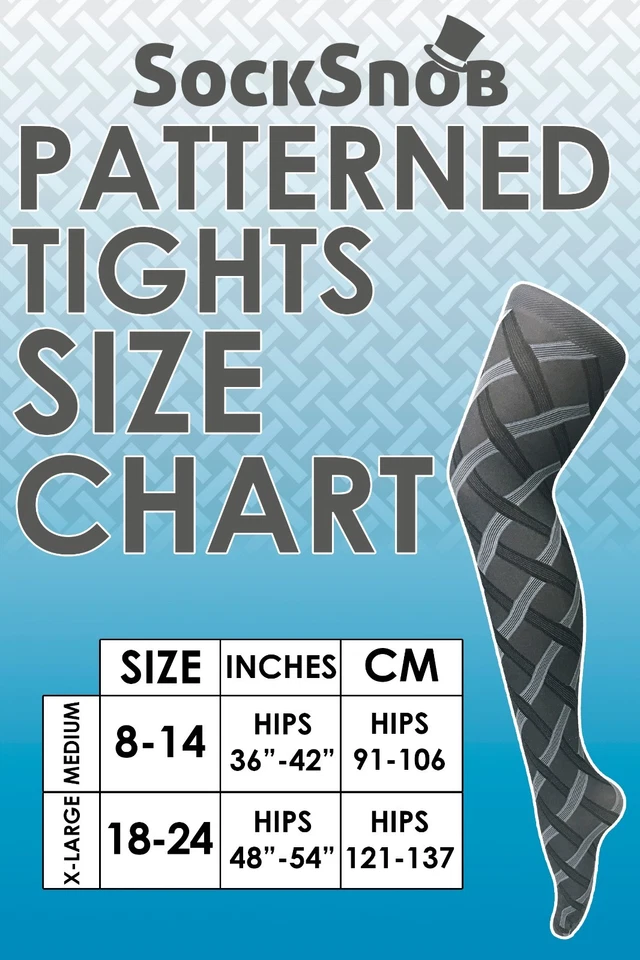 Medias de invierno para mujer 80 denier talla grande gruesas coloridas estampadas opacas - XL Foto 3 de 4