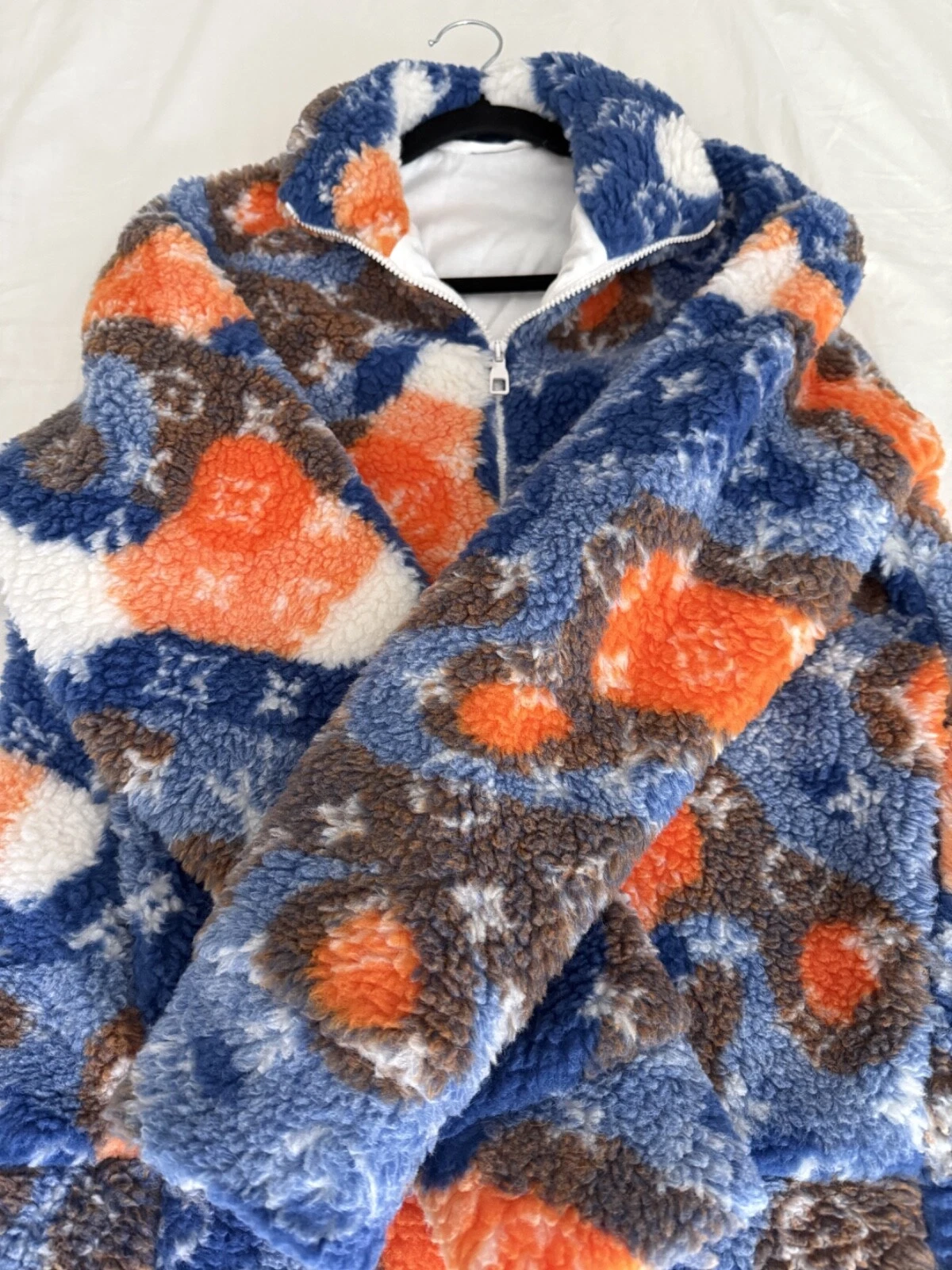 LOUIS VUITTON（LV） Giacca blusa pile mimetico jacquard monogramma Louis Vuitton originale 1AAU8M SMALL