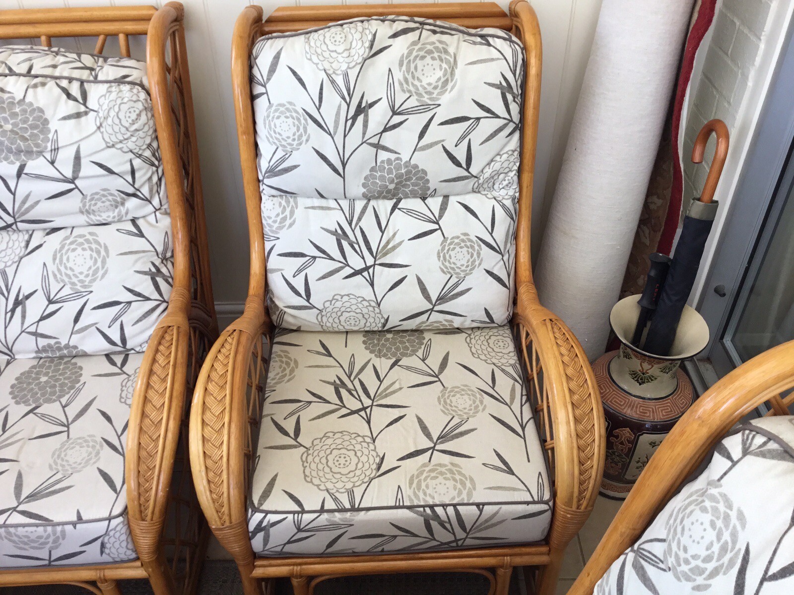 Set Of Bamboo Conservatory Furniture,,2 Seater And 2 Chairs.. eBay