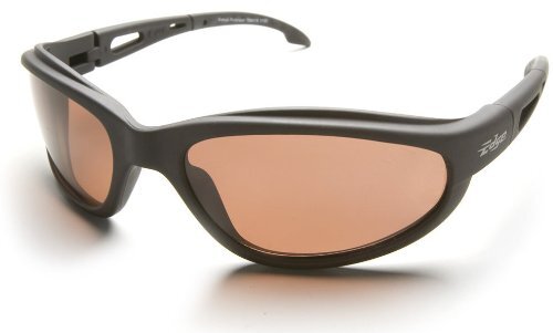Edge Eyewear Dakura polarisierte Schutzbrille kupferfarbene Gläser schwarzes Gestell (TSM215) - Bild 1 von 1