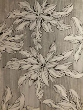 Very Beautiful Abstract Ink Drawing On Paper Abstraction 1980 To Identify Flower