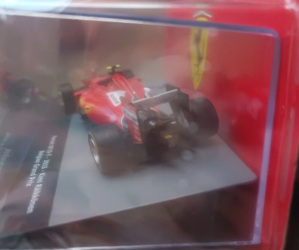 FERRARI F1 COLLECTION FERRARI SF15-T-2015-KIMI RÄIKKÖNEN-BELGIAN GRAND PRIX N#87 - Immagine 4 di 4