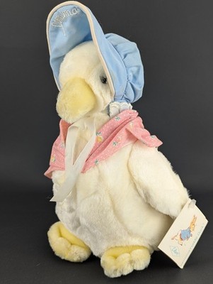 Eden Toys Vintage Frederick Warne Jemima Puddle Duck Beatrice Potter Plush Toy