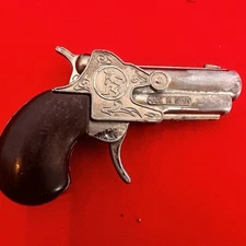 GONHER DERRINGER Nº-56 CAP PISTOL MADE SPAIN  TOY  METAL VINTAGE MINIATURE Works