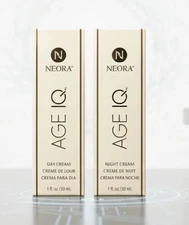 Neora Age IQ DAY & NIGHT Creams (1 Each) 2fl oz/60ml -NIB-USA Free Shipping