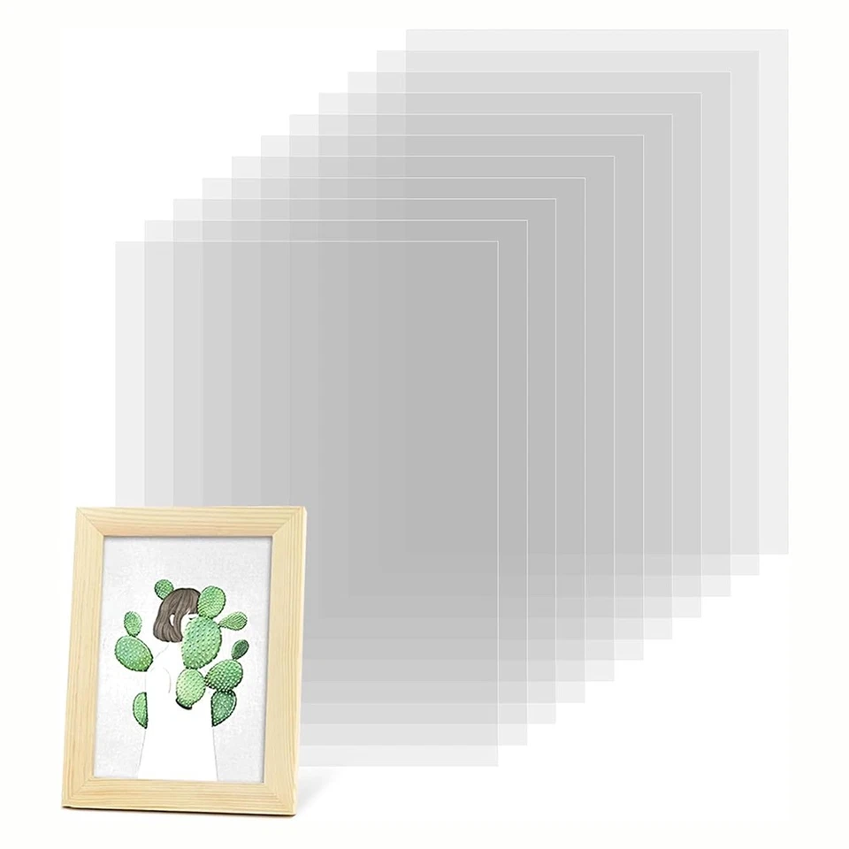 50 Stück Acetatplatten, Durchsichtige Acetatplatten, Hitzebeständiger Kunst9680