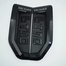 Fits For 17-22 f450 King Ranch Driver Passenger Front Fender Emblem Nameplate