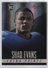 2014 Prestige Rookie Extra Points Holo Silver 19/25 Shaquelle Evans Shaq d4v