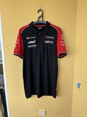 MONEYGRAM HAAS F1 TEAM GR Toyota ISSUE POLO SHIRT 2024 Size M | eBay