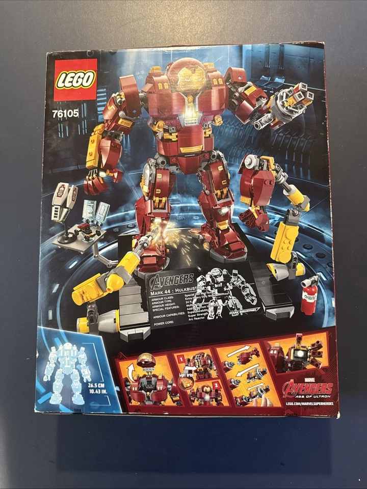 LEGO 76105 The Hulkbuster: Ultron Edition  FACTORY SEALED RETIRED - Image 2 of 2
