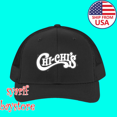 Chi Chi's Restaurant Black Trucker Hat Cap Adult Size