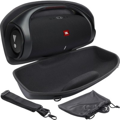 All Black Hard Travel Case for JBL Boombox 2/3 Portable Bluetooth