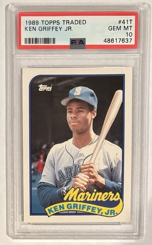 1989 TOPPS TRADED KEN GRIFFEY JR #41 T RC ROOKIE PSA 10 GEM MINT