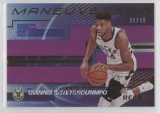 2020-21 Panini Recon Maneuvers Purple 31/49 Giannis Antetokounmpo #8 10mh