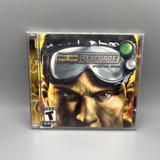Command and Conquer: Renegade (PC, Both Discs) Jewel Case Complete W/ Manual