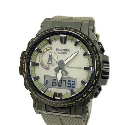 CASIO PRW-61LD-3JF Case Size 4 ×4cm Used Watch #31031
