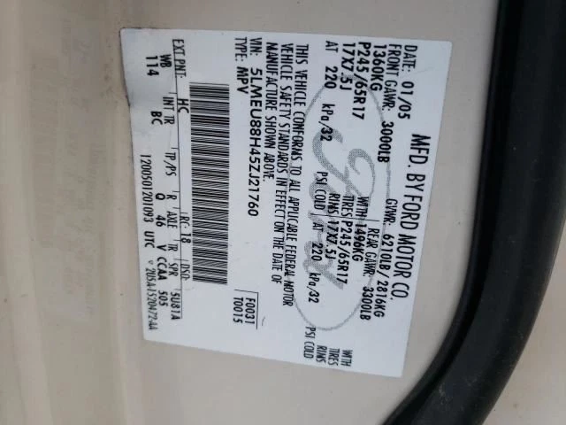 Consola principal de control de temperatura del piso delantero para 03-05 AVIATOR 270537 Foto 4 de 4