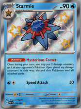 Starmie Shiny Rare: Paldean Fates 119/91 Near Mint