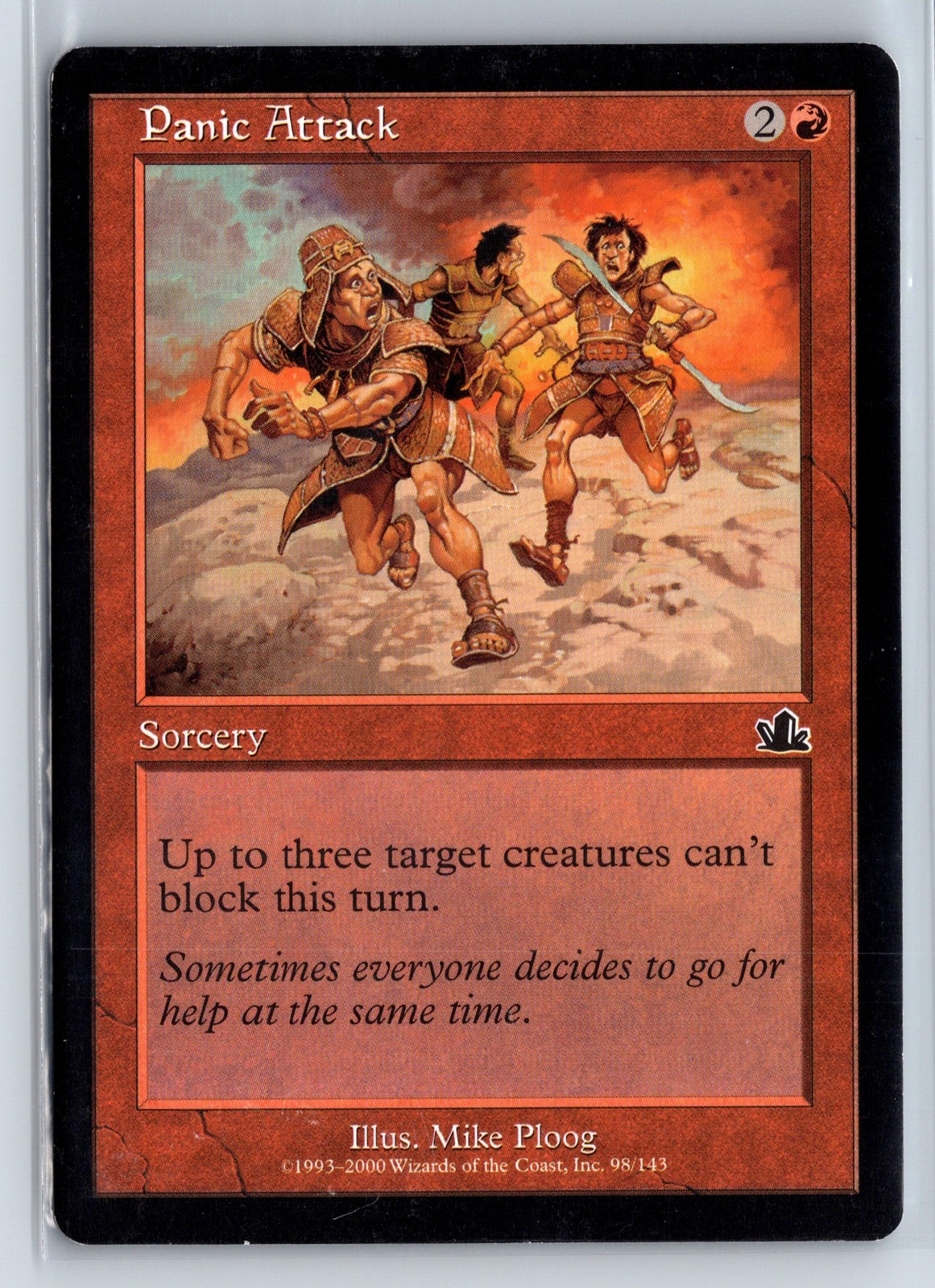 (2x) PANIC ATTACK – MTG Magic the Gathering Card – Prophecy – Common