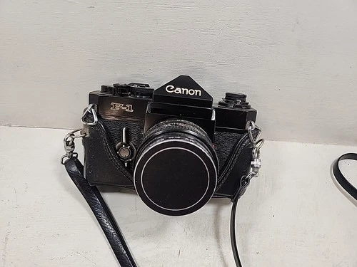 Canon F-1 35mm Camera, Black With Standard Prism Finder (Lens Included)