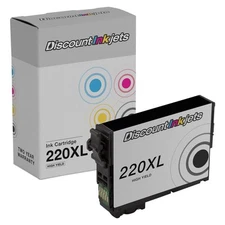 Reman 220 XL 220XL T220XL Black Inkjet for Epson WF-2750 WF-2760 WF-2630 WF-2650