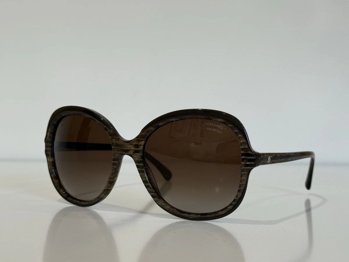CHANEL Brown Plastic Frame Sunglasses for Women for sale | eBay display picture 1