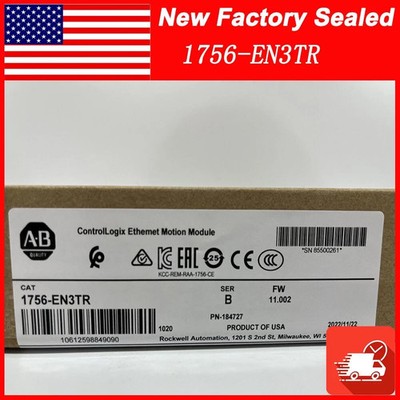 NEW Sealed AB 1756-EN3TR /B ControlLogix ENet/IP Bridge Module US Free Tax