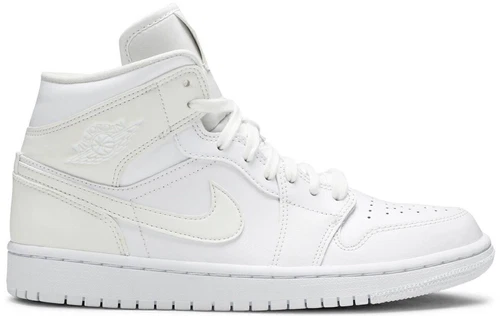 Jordan 1 Mid White Ivory W