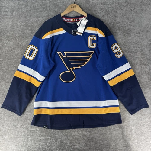 Adidas Ryan O’Reilly #90 St. Louis Blues Home Primegreen NHL Jersey Size 54 NWT - Picture 1 of 10
