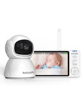 Video Baby Monitor 5 inch LCD 1000ft Range No WiFi Hack Proof Anicebb Camera