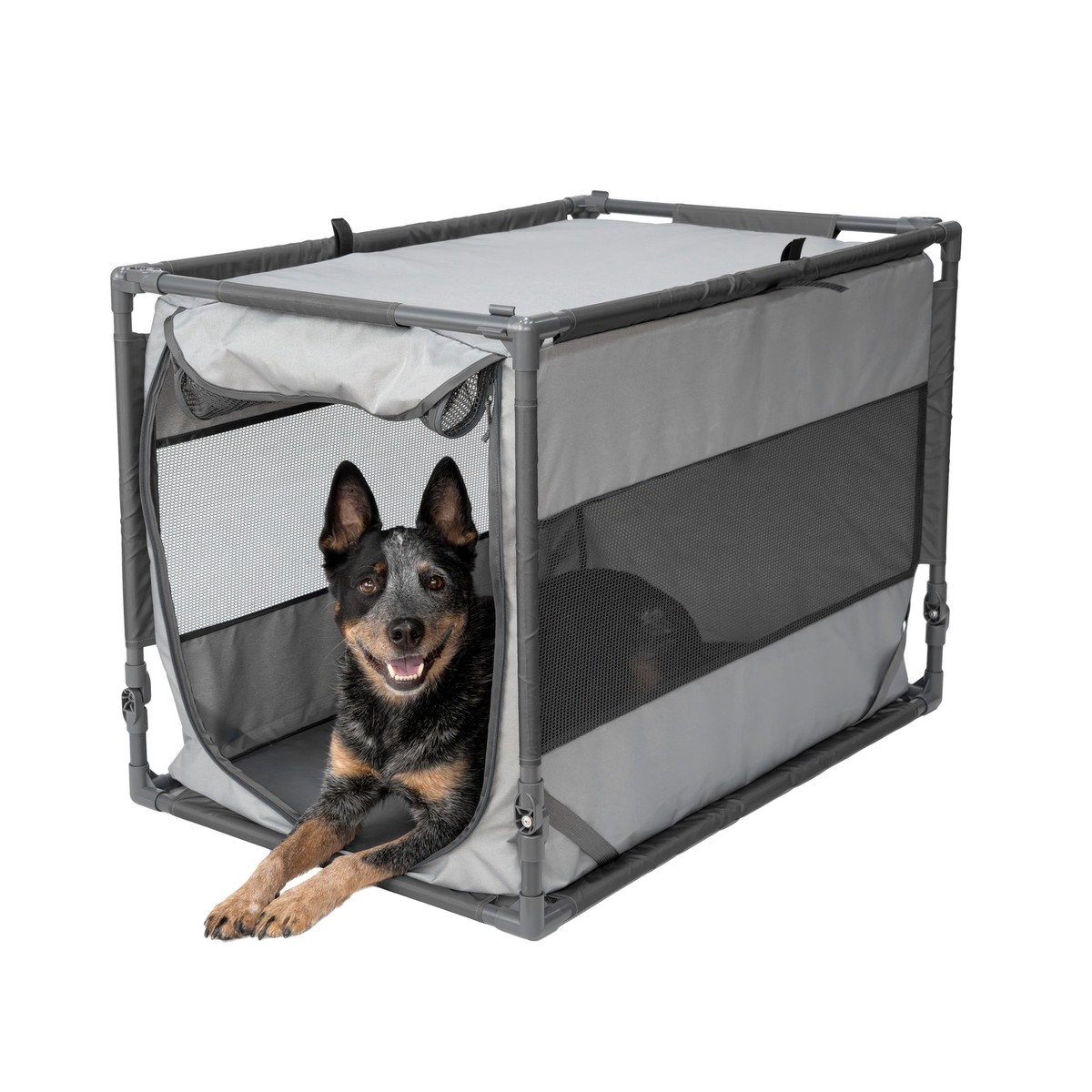 LARGE DOG KENNEL Folding 36 x 24 x 26 Inches Dogs up to 70 lbs