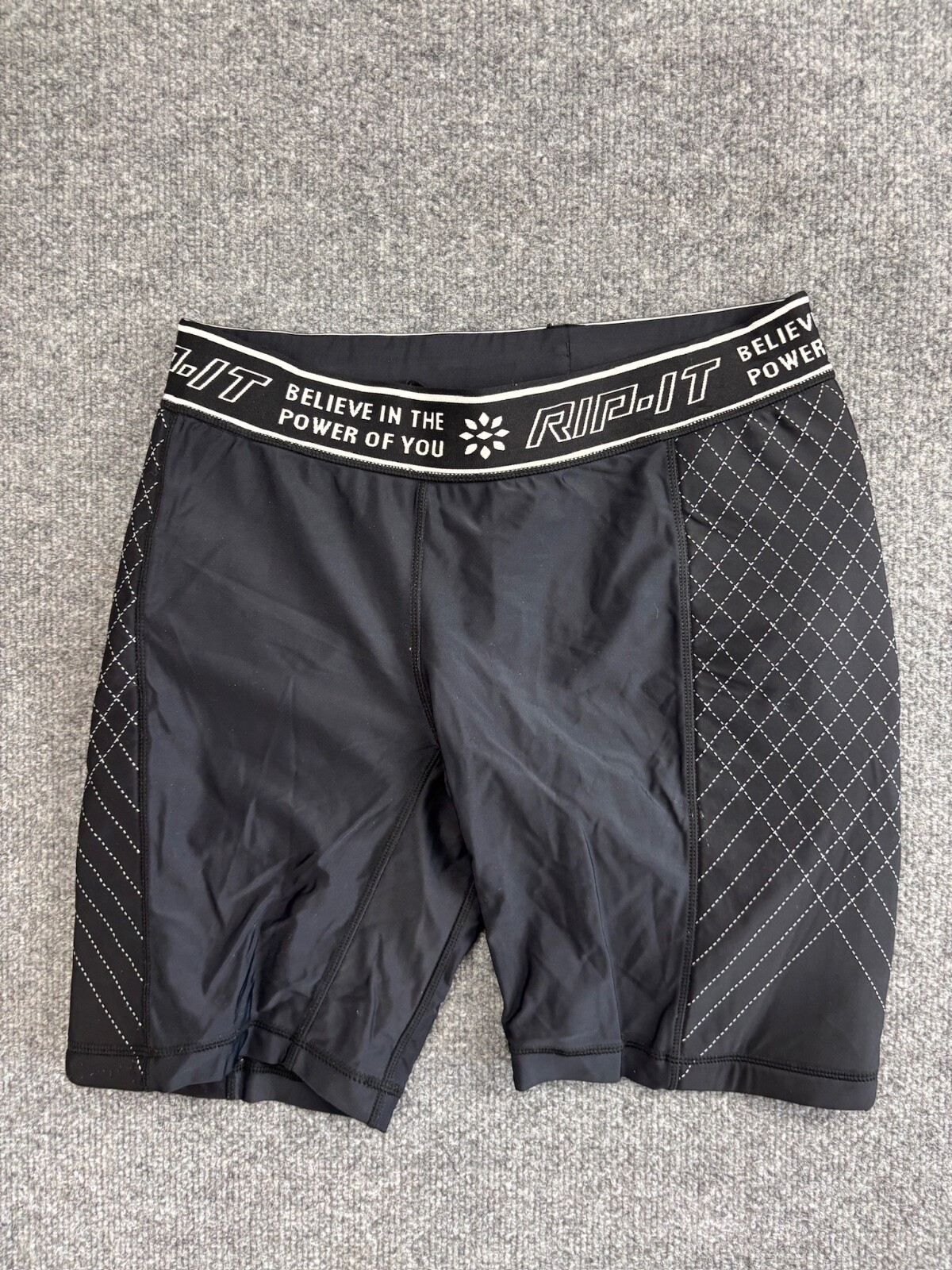 Rip-It Softball Sliding Shorts Girls' XL Black White Period Protection Pull On