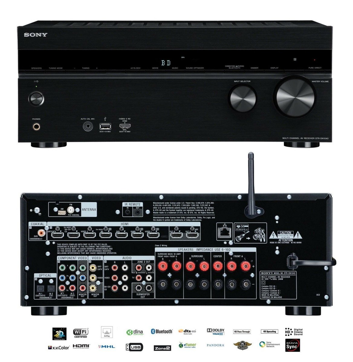 STR-DN1040 ソニー　新品購入 Sony STR-DN1040 Multi-Channel AV Receiver HDMI & Bluetooth